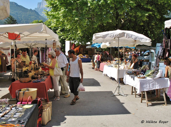 saillans - drôme - marché