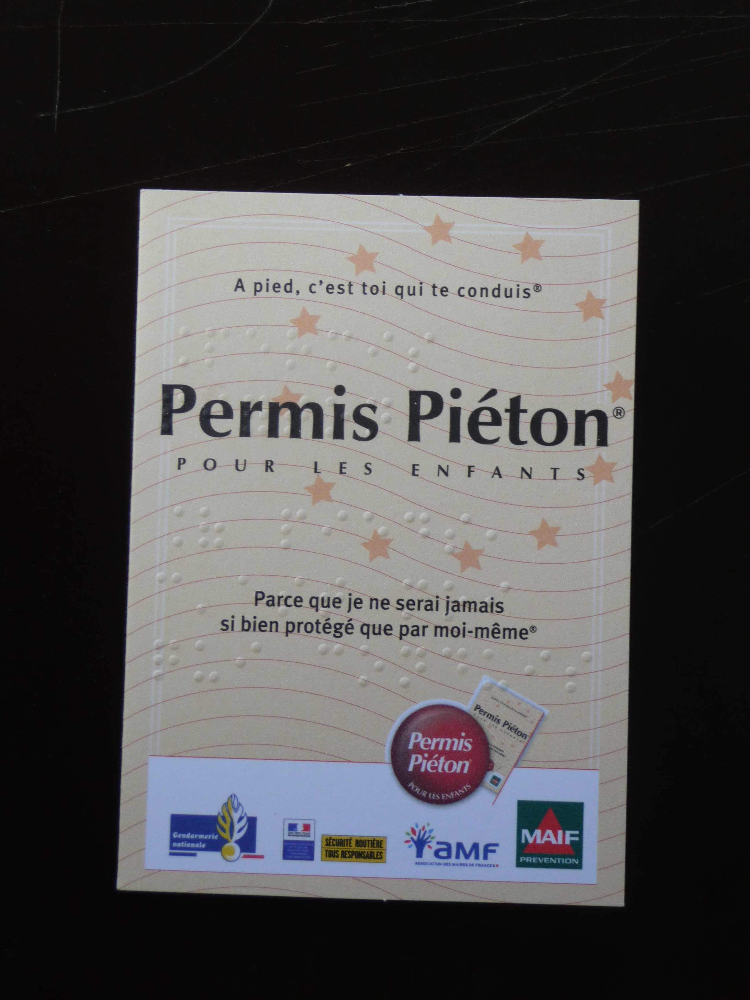 Permis Piéton