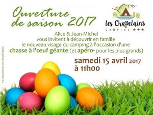 ouverture camping les chapelains