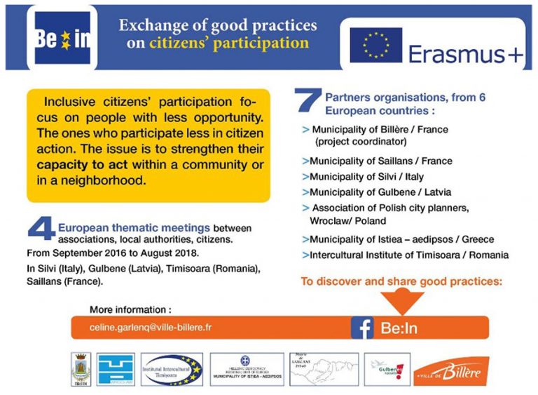 Programme Erasmus Be:in