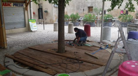 caillebotis bois place du fossé