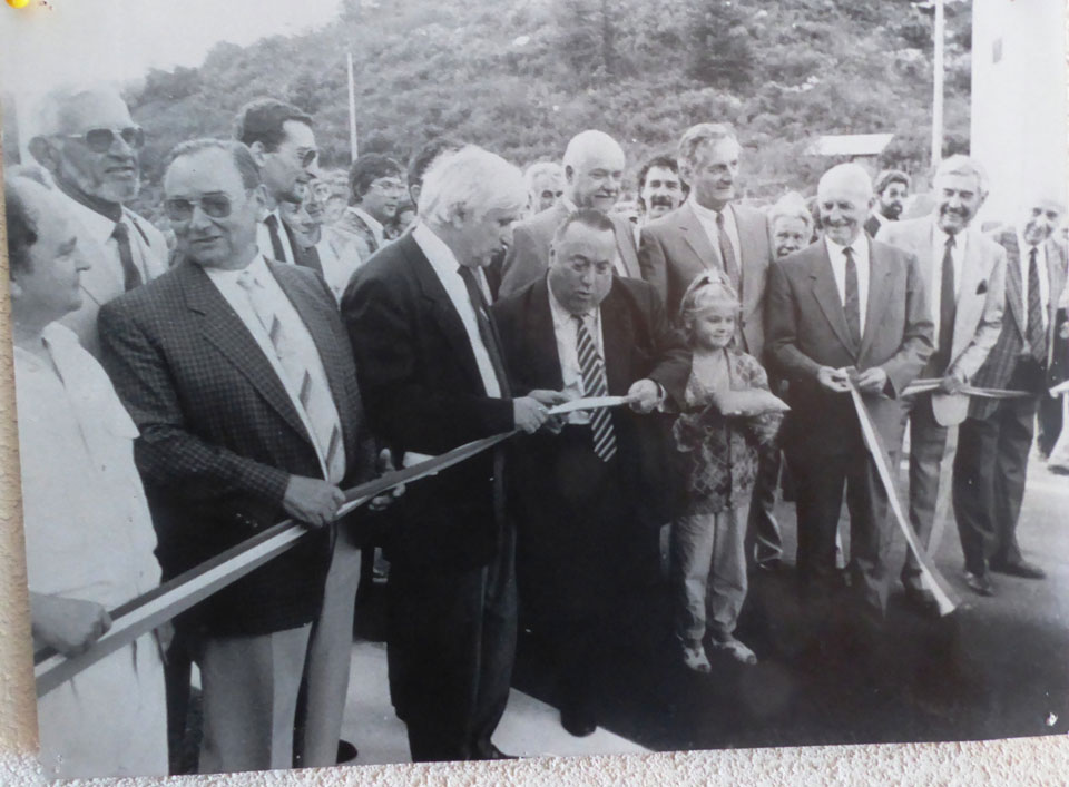 inauguration déviation de Saillans 1987