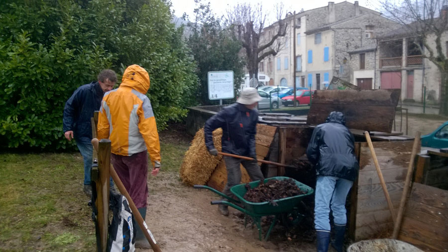 Saillans, compost collectif