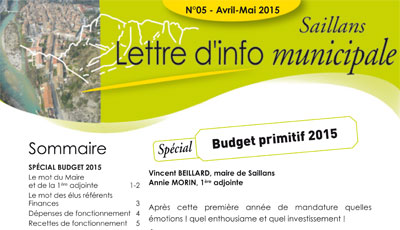 lettre d'info municipale n°5 Saillans