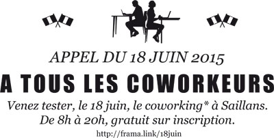 coworking Saillans journée 18 juin