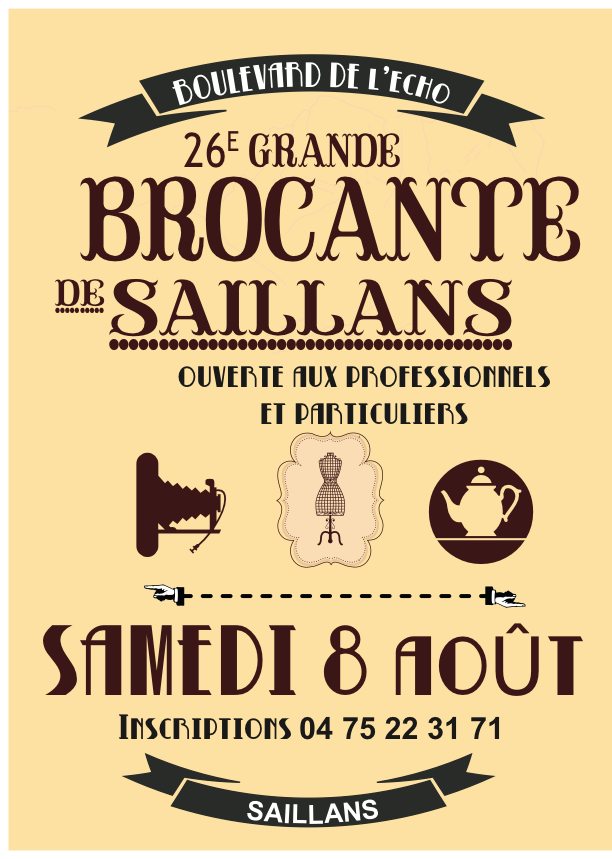 Brocante Samedi 08 aout 2015