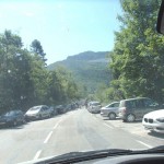 Stationnement à Saillans jour de marché