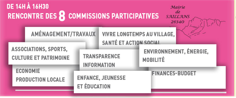 bilan participatif et voeux municipaux commissions participatives