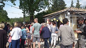 inauguration du camping saillans