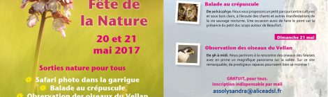 20-21 mai "Fête de la Nature" dans la vallée de la Gervanne.