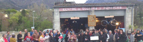 Public nombreux pour l'inauguration de la Ferme à cycles