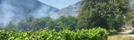 Feu au détroit d'Espenel