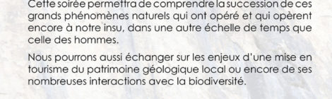 conférence : Géologie et paysages de la vallée de la Drôme