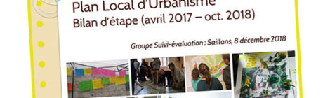 Participation et Plan Local d’Urbanisme à Saillans : Bilan d’étape