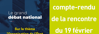 Compte-rendu du Grand débat national à Saillans du 19 février 2019