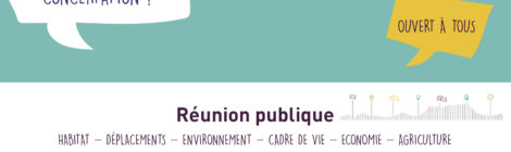 SCoT Vallée de la Drôme - Invitation réunion publique PADD