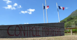 Dégradation du mémorial de la Résistance à Espenel